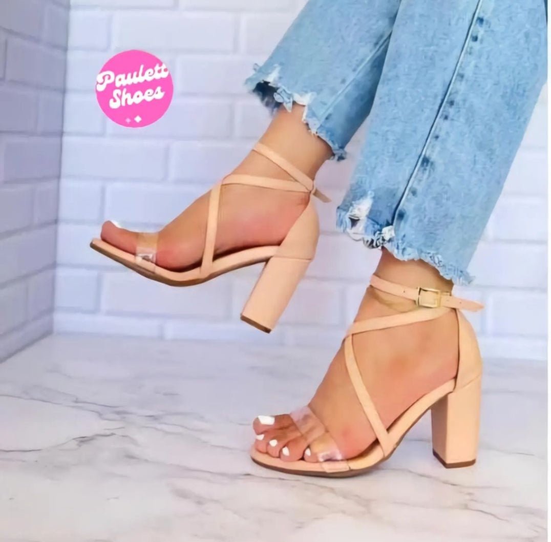 Tacón cruzado transparente🔥 - PAULETT SHOES