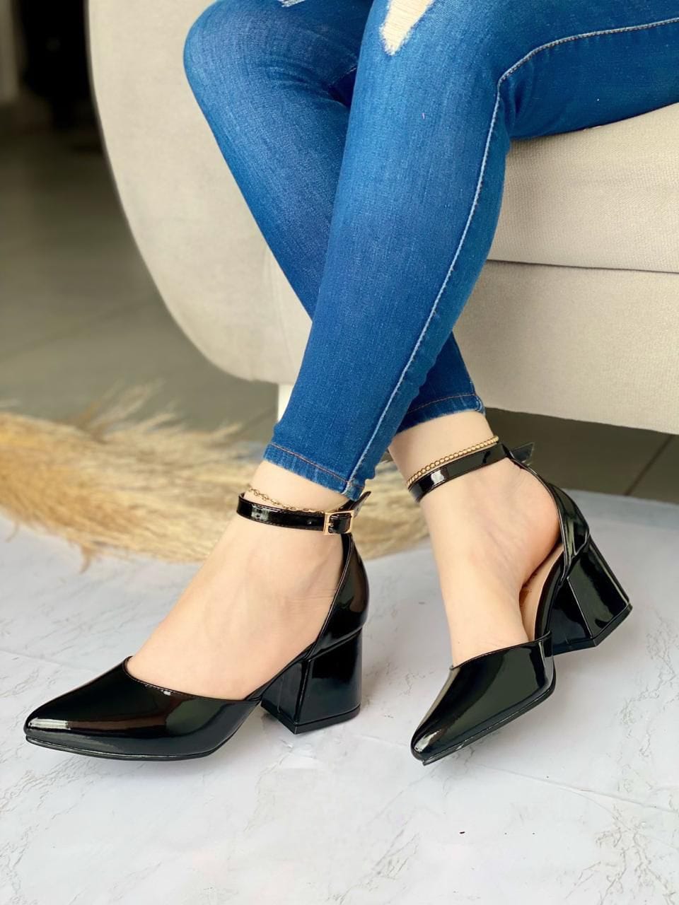 stiletto patente de 5cm