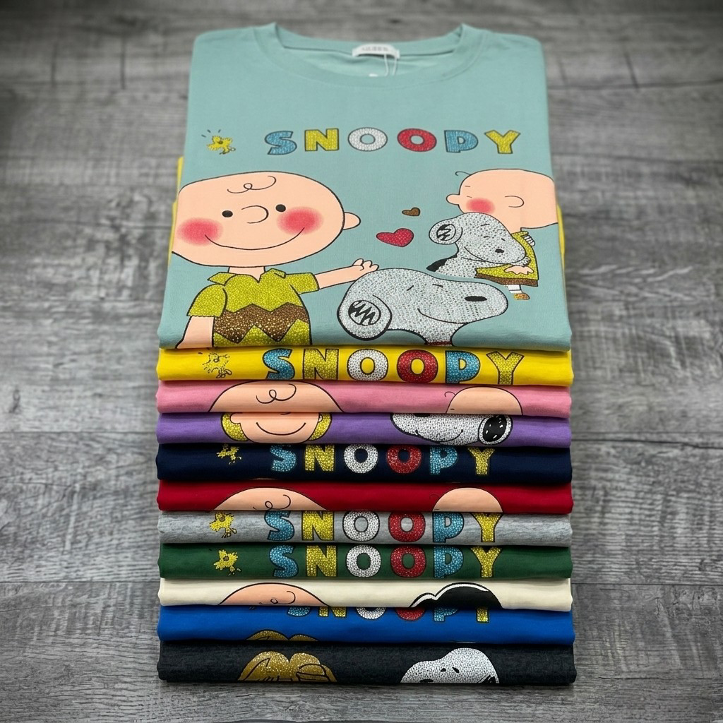 Camiseta oversize Snoopy