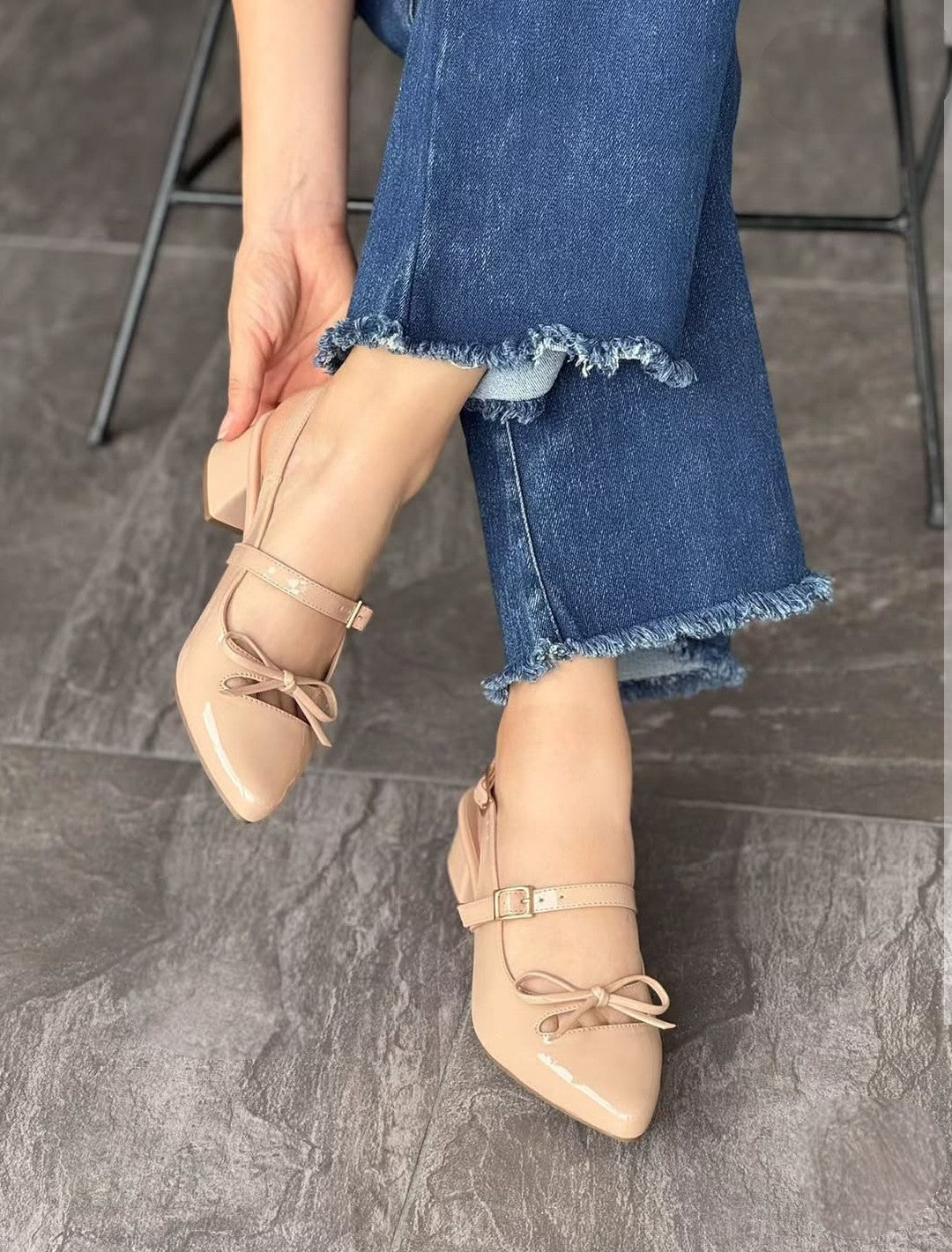 Stiletto juliett de lazo
