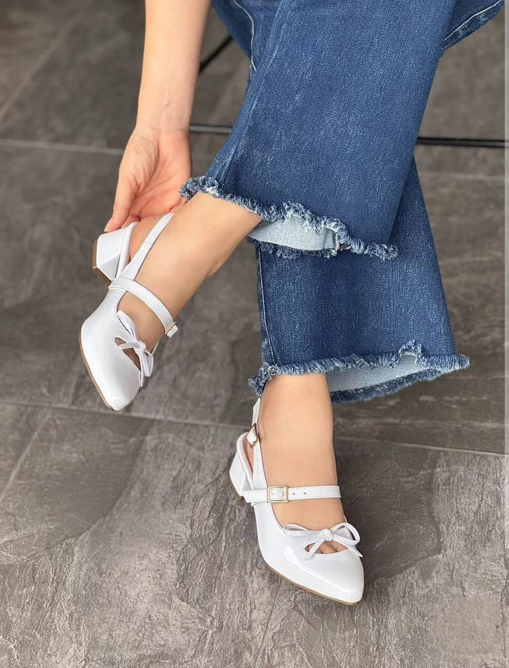Stiletto juliett de lazo