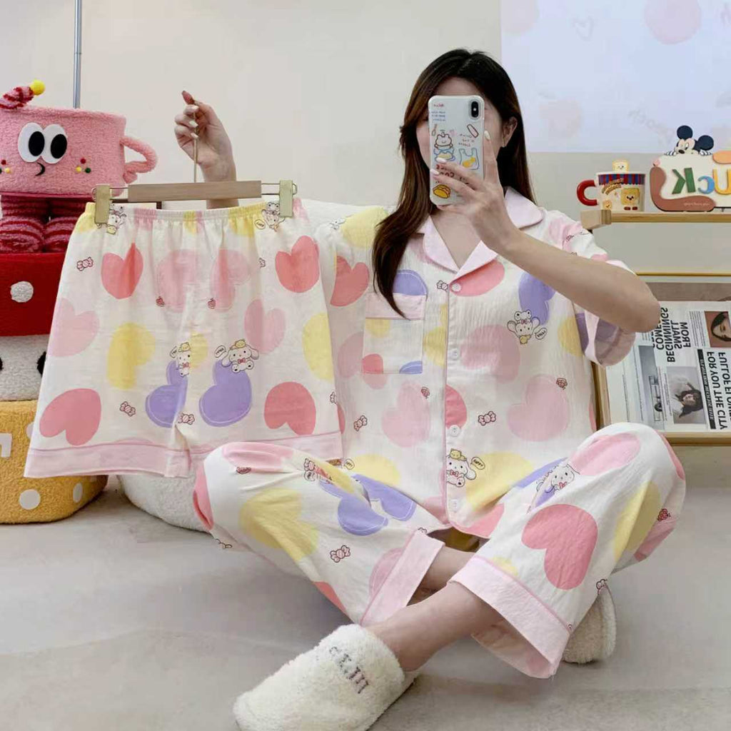 Pijamas set de 3 piezas