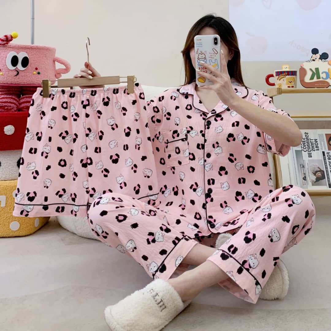 Pijamas set de 3 piezas