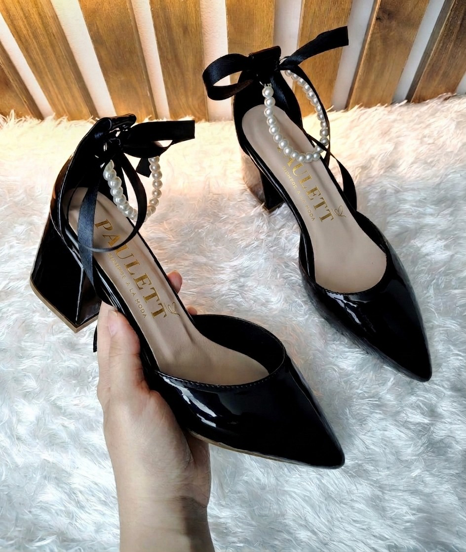 Stiletto de perlas luxury