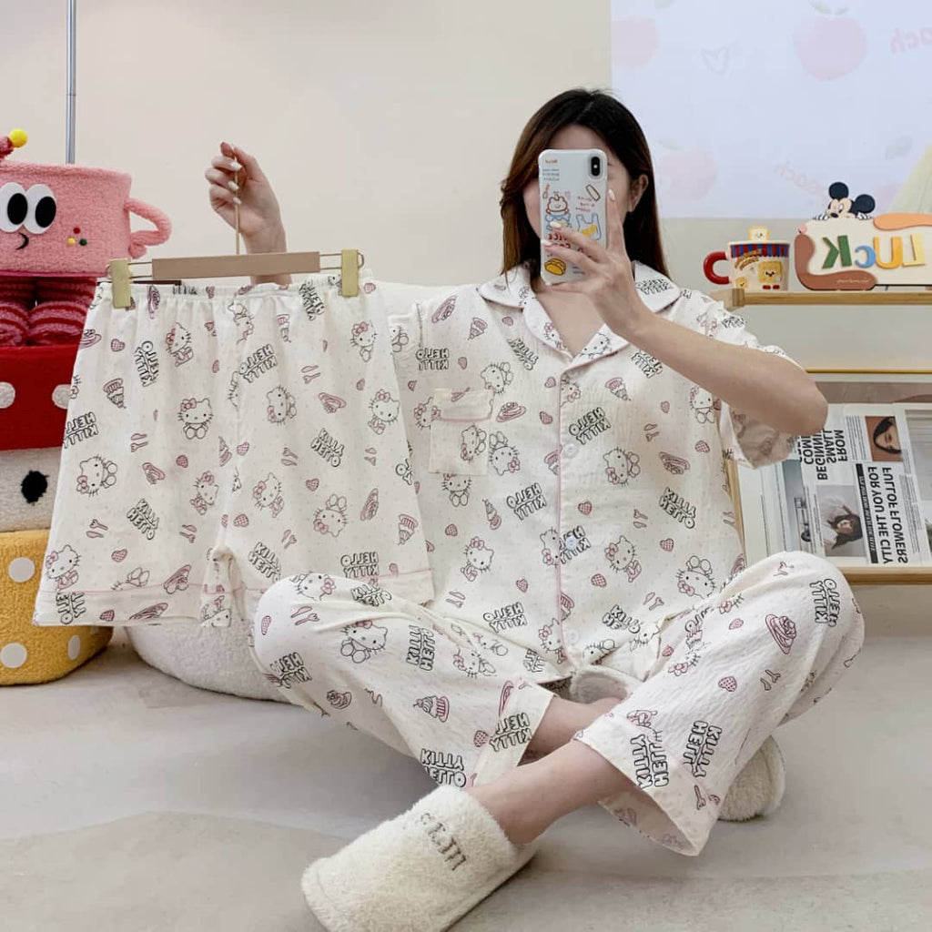 Pijamas set de 3 piezas